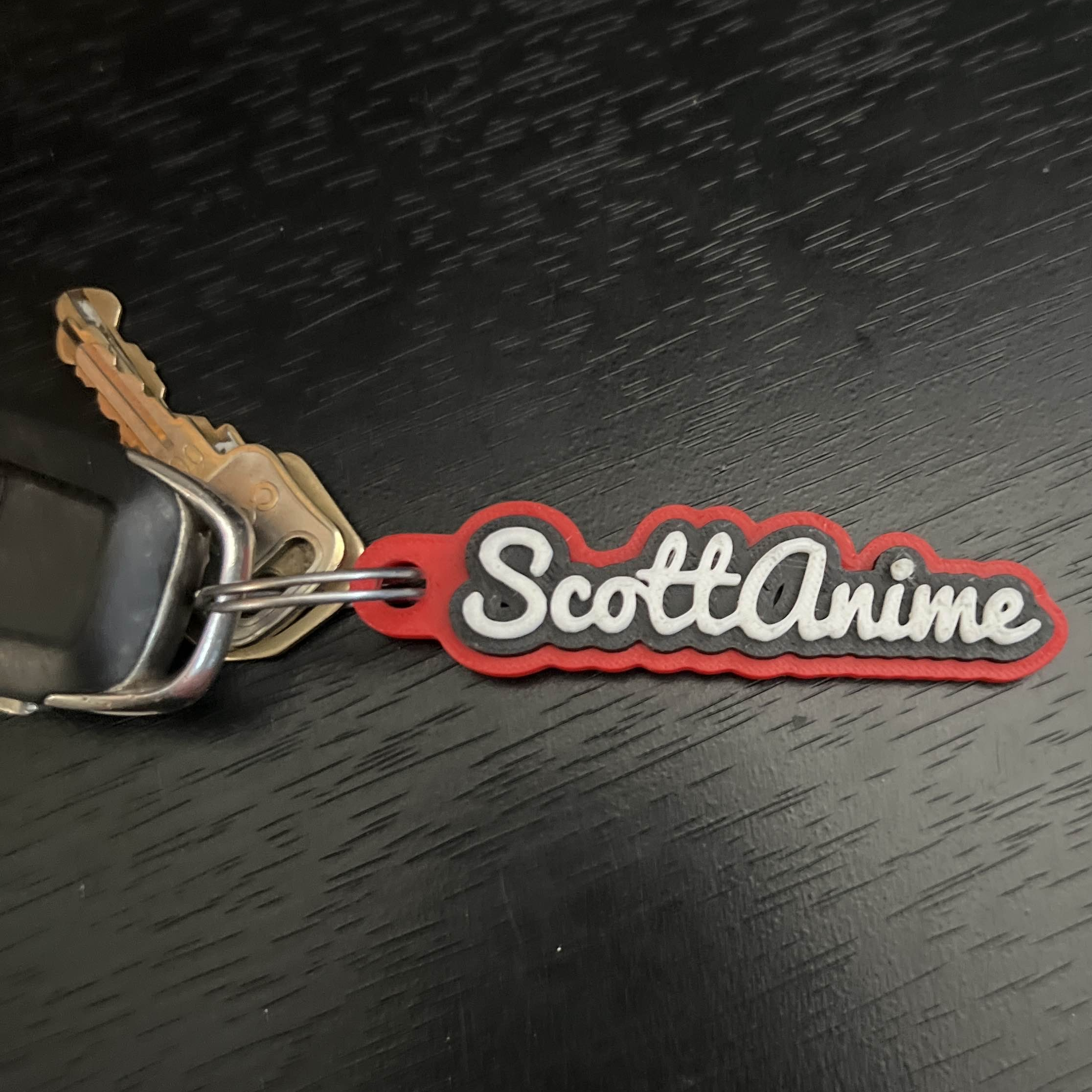 Custom Personalized Plastic Keychain – Made to Order | Multiple Colors