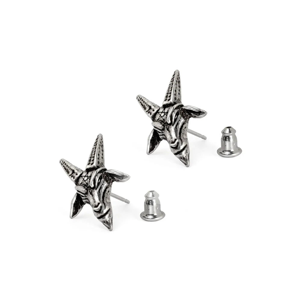 Baphomet Stud Earrings