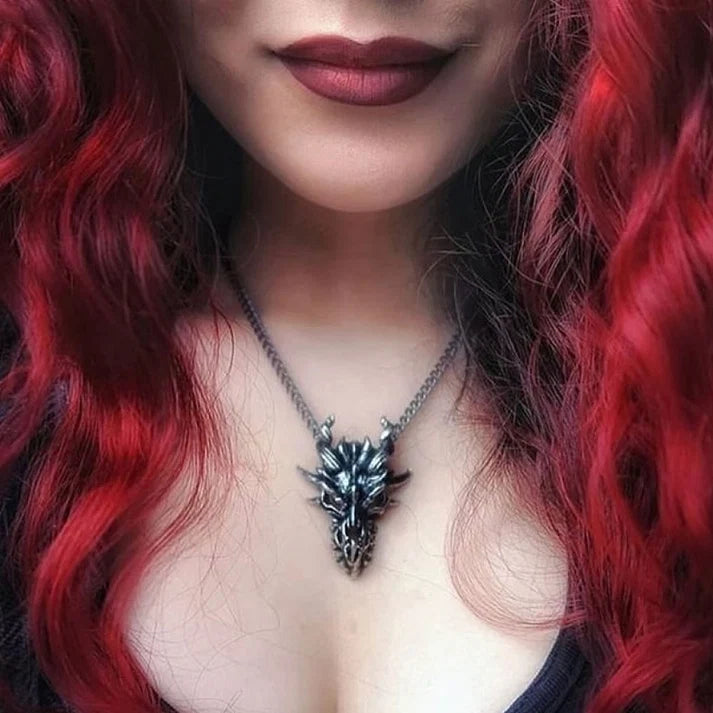 Dragon Skull Pendant